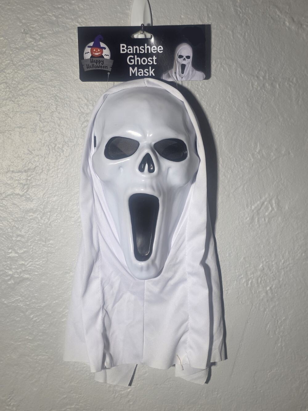 HALLOWEEN Horror Scary Banshee Ghost Mask Adult Costume Accessory New with Tag